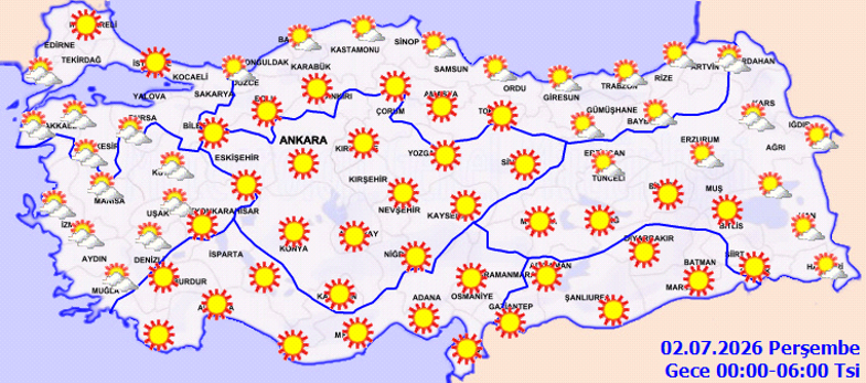 Ateş gibi bir gün olacak! İstanbul ve 3 büyükşehir en az 33 dereceyi bulacak - Resim : 6