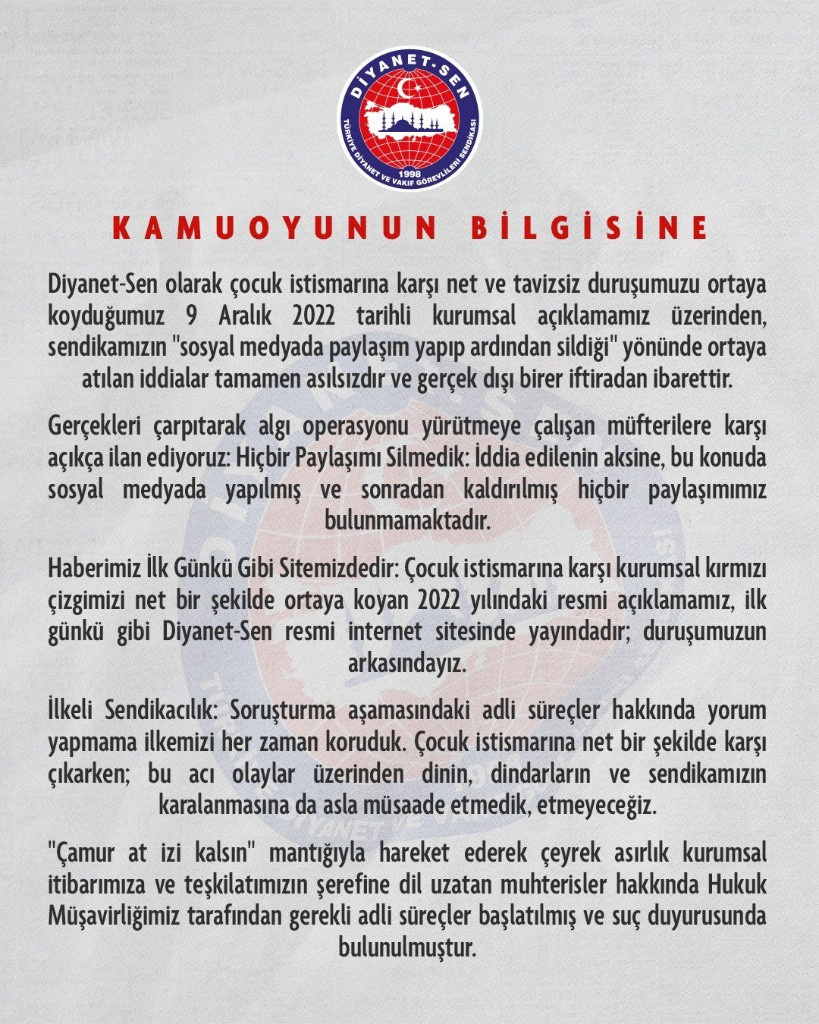 Sendikalar arasında 'çocuk istismarcısı tarikatçı babayı kim daha çok sahipleniyor' yarışı! - Resim : 4