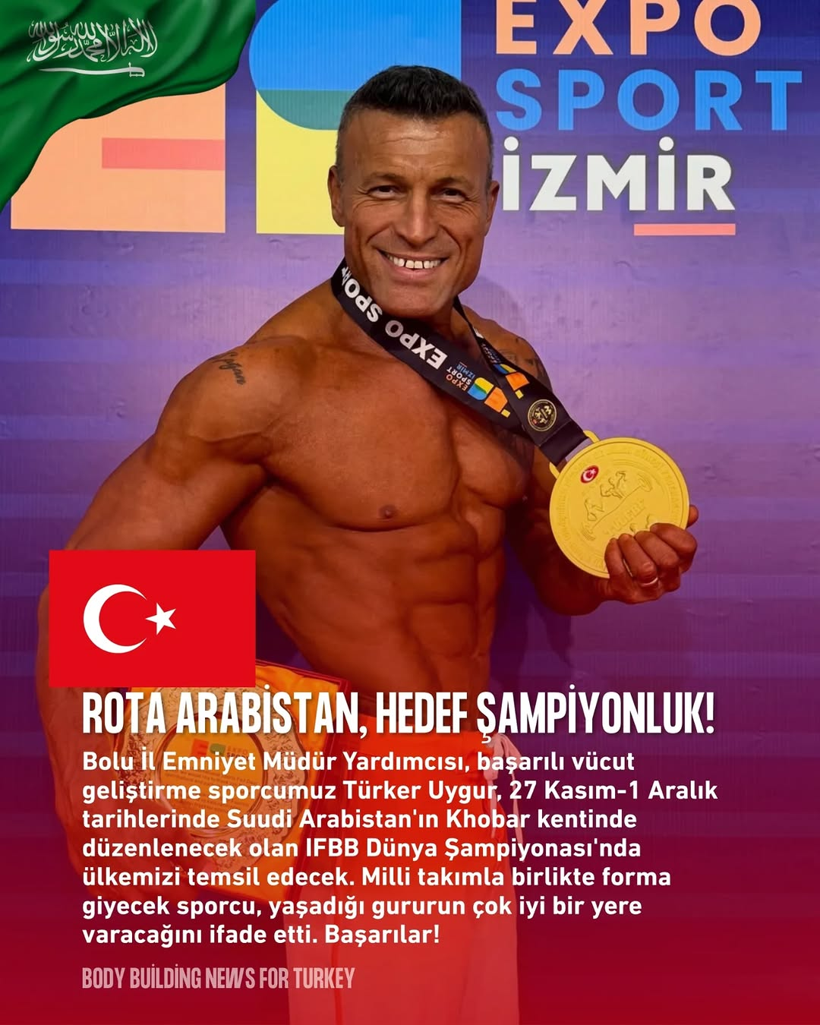 Şehit polis çocuğu emniyet müdür yardımcısı vücut geliştirme şampiyonu oldu - Fotoğraf: 8