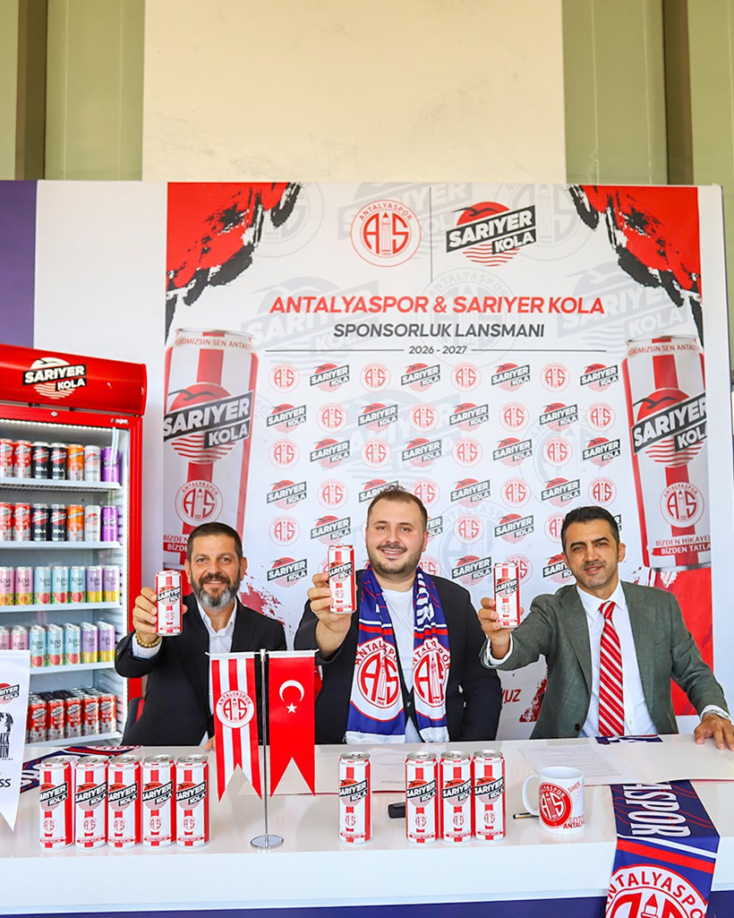 Sarıyer Kola, Antalyaspor’un resmi içecek sponsoru oldu - Resim : 1