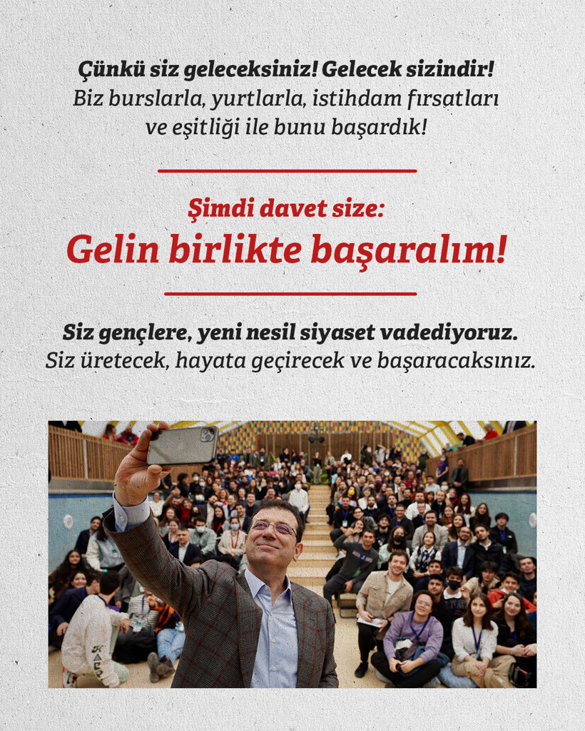 İmamoğlu’ndan gençlere çağrı - Resim : 4