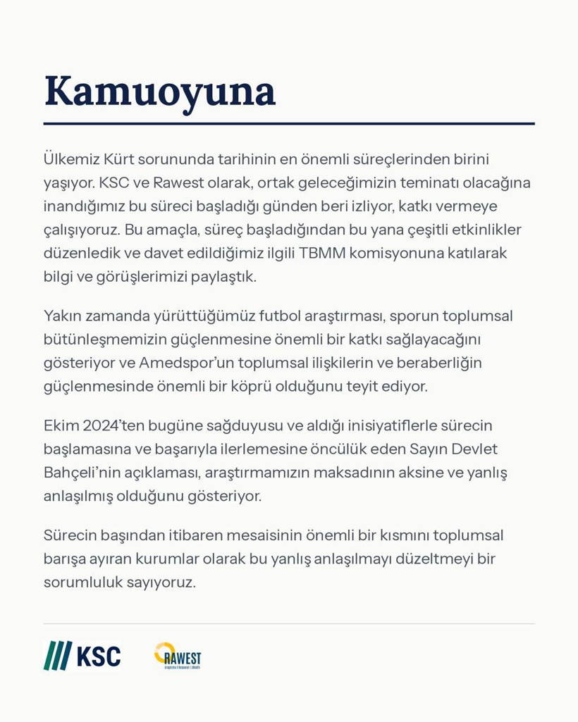 Rawest Araştırma'dan Devlet Bahçeli'ye Amedspor yanıtı: Yanlış anlaşıldı - Resim : 3