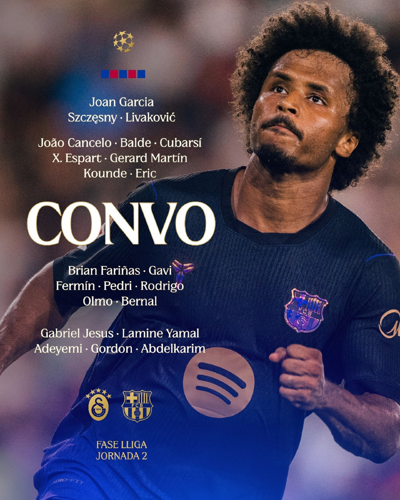 Son Dakika | Galatasaray maçı öncesi Barcelona'da sakatlık depremi: Resmen açıklandı - Resim : 1
