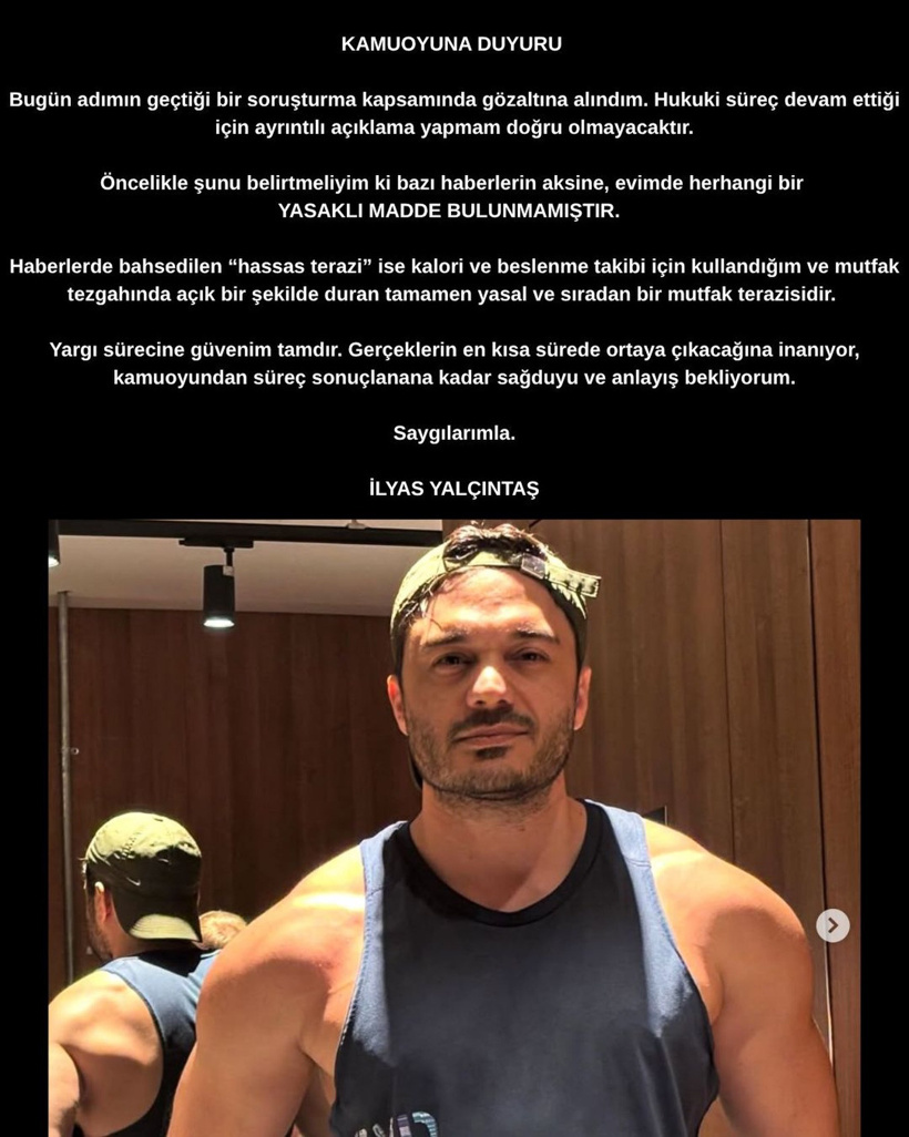 Son Dakika | Gözaltına alınan İlyas Yalçıntaş'tan 'hassas terazi' açıklaması! - Resim : 1