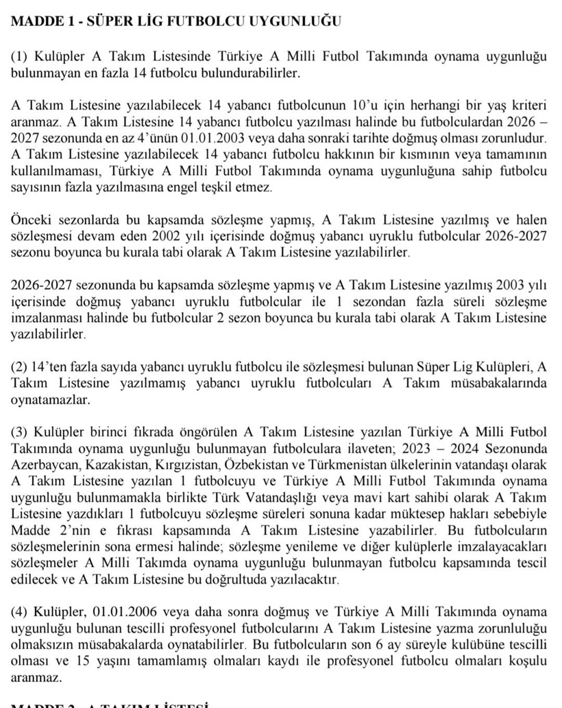 Son dakika | TFF kararını resmen açıkladı - Resim : 2