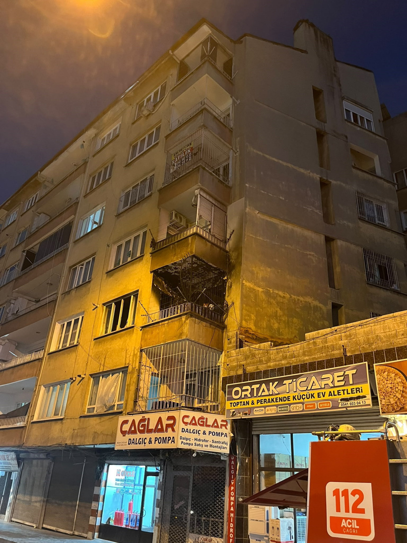 Gaziantep'te acı olay: Yatalak kadın yanan evde can verdi - Resim : 1