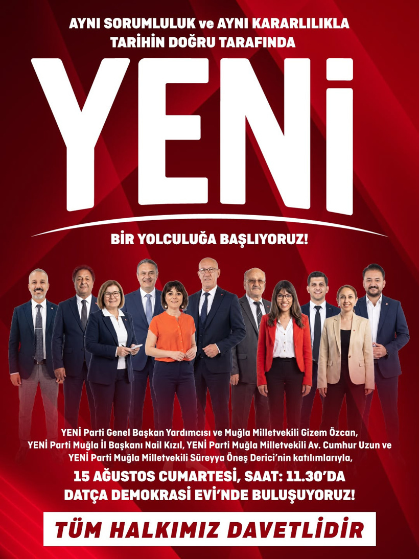 Datça Belediyesi de YENİ Parti'ye geçiyor - Resim : 3