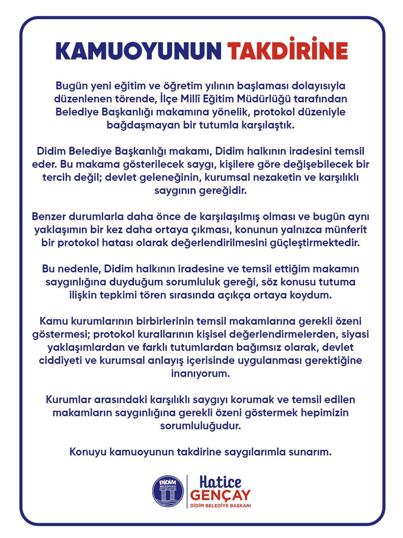 Törende protokol krizi: YENİ Partili belediye başkanı arkasını döndü - Resim : 3