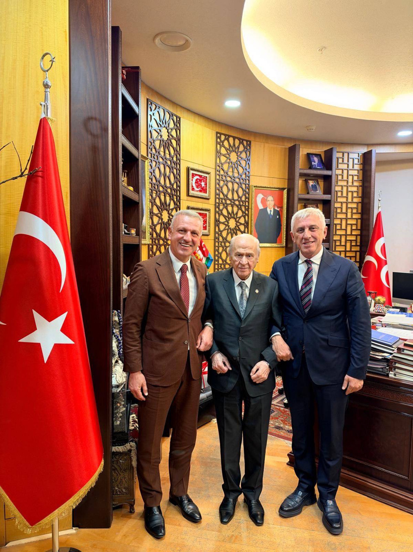Cumhurbaşkanı Başdanışmanı Saral, Devlet Bahçeli'yi ziyaret etti - Resim : 2