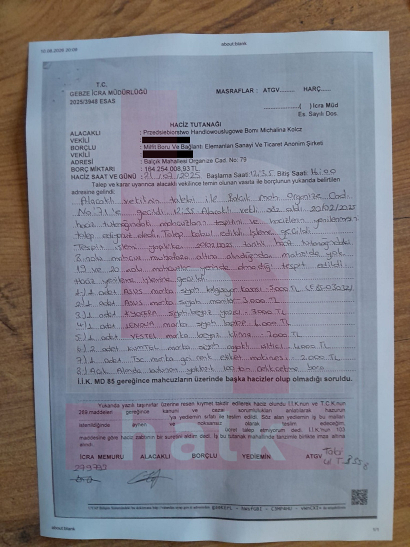 Hacizlerle boğuşan çelik boru devi Milfit’in kapısına kilit vuruldu! - Resim : 4