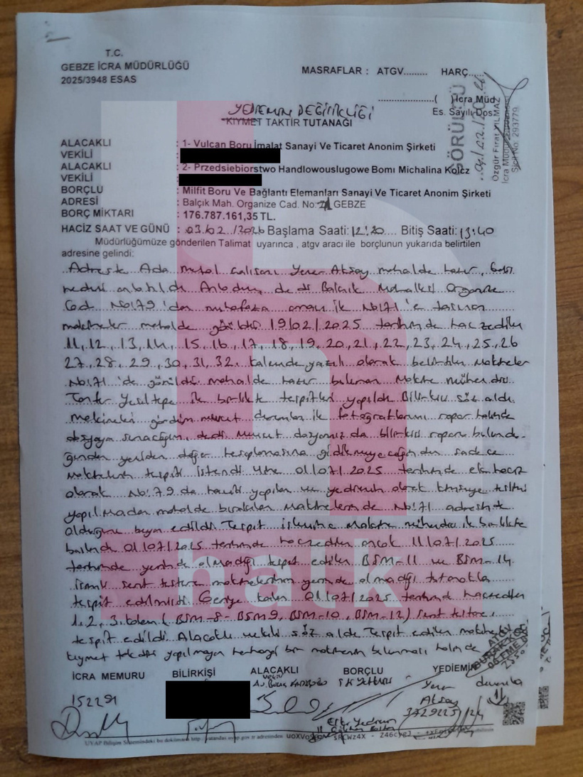 Hacizlerle boğuşan çelik boru devi Milfit’in kapısına kilit vuruldu! - Resim : 5