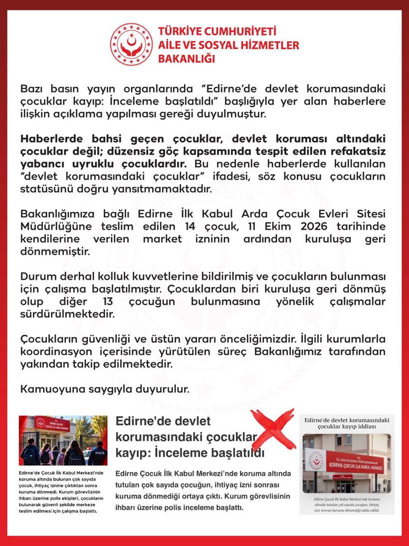 Devlet yurdunda kalan 13 kayıp çocuk için Bakanlıktan utandıran açıklama! - Resim : 2