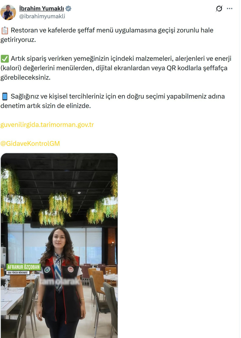 Dışarıda yemek yiyenleri ilgilendiren uygulama yarın devrede - Resim : 1