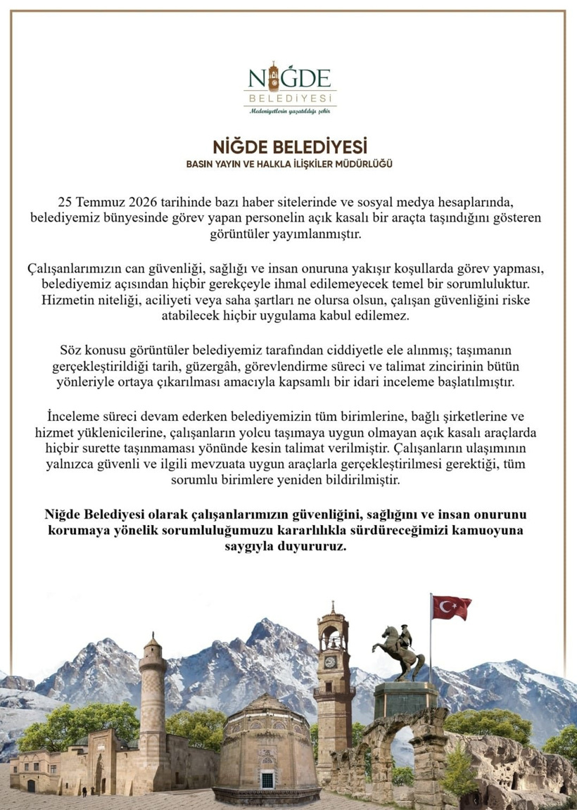 Niğde'de işçiler açık kasada taşınmıştı! Görüntüler sonrası inceleme başlatıldı - Resim : 2