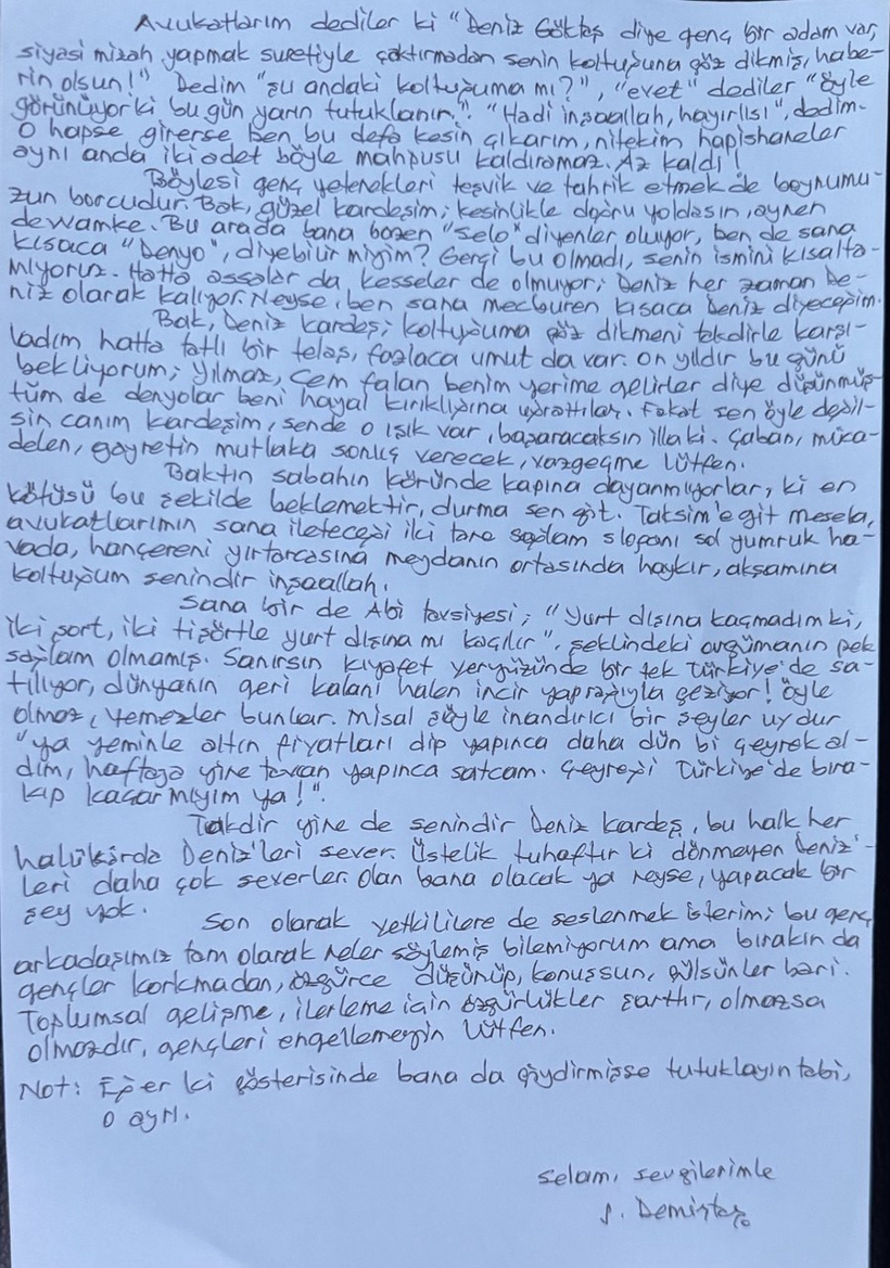 Selahattin Demirtaş'tan Deniz Göktaş tepkisi: Bırakın da gençler korkmadan gülsün bari - Resim : 3