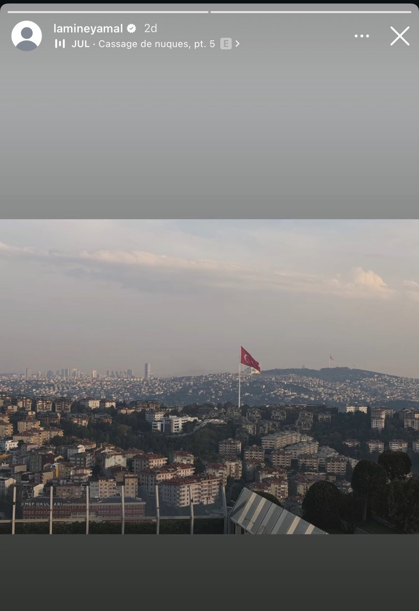 Lamine Yamal'dan İstanbul paylaşımı - Resim : 2