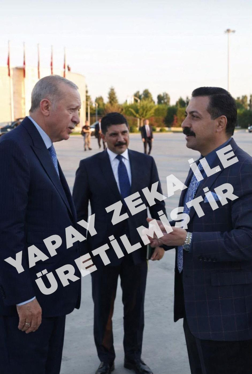 Yapay zekayla Erdoğan ve Gürlek’in yanına kendisini koydu: "Önemli biri" görünmeye çalıştı gözaltına alındı - Resim : 1