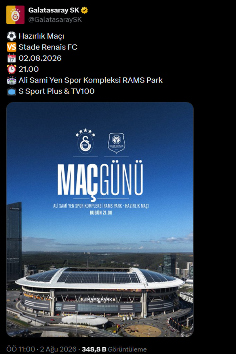 Galatasaray'ın maçı şifresiz kanalda: Yayıncı kuruluş belli oldu - Resim : 1