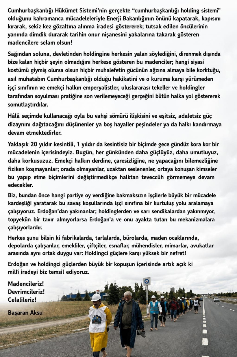 Başaran Aksu cezaevinden mesaj gönderdi: Milli iradeyi biz temsil ediyoruz - Resim : 3