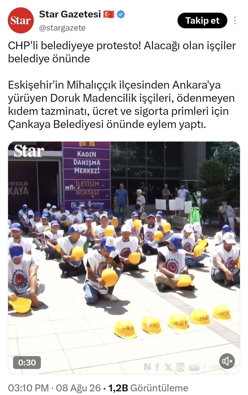 İktidar medyası olayı tümüyle yanlış anlamış: Madenciler için de muhalif belediyeyi suçladılar - Resim : 2