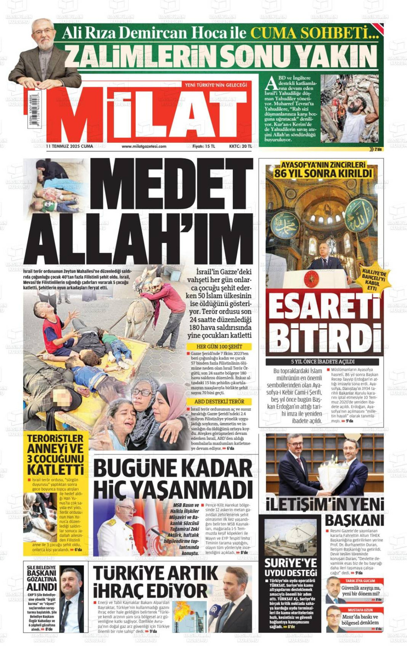 Türkiye'nin gündemi bu başlıklarda: 12 Temmuz gazete manşetleri... - Fotoğraf: 12