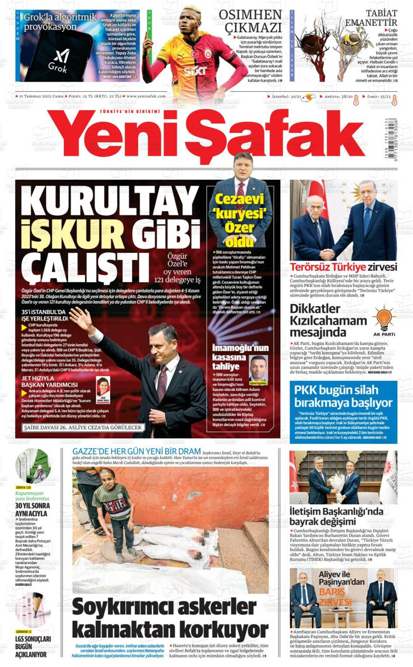 Türkiye'nin gündemi bu başlıklarda: 12 Temmuz gazete manşetleri... - Fotoğraf: 19