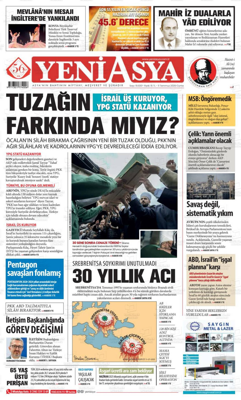Türkiye'nin gündemi bu başlıklarda: 12 Temmuz gazete manşetleri... - Fotoğraf: 18