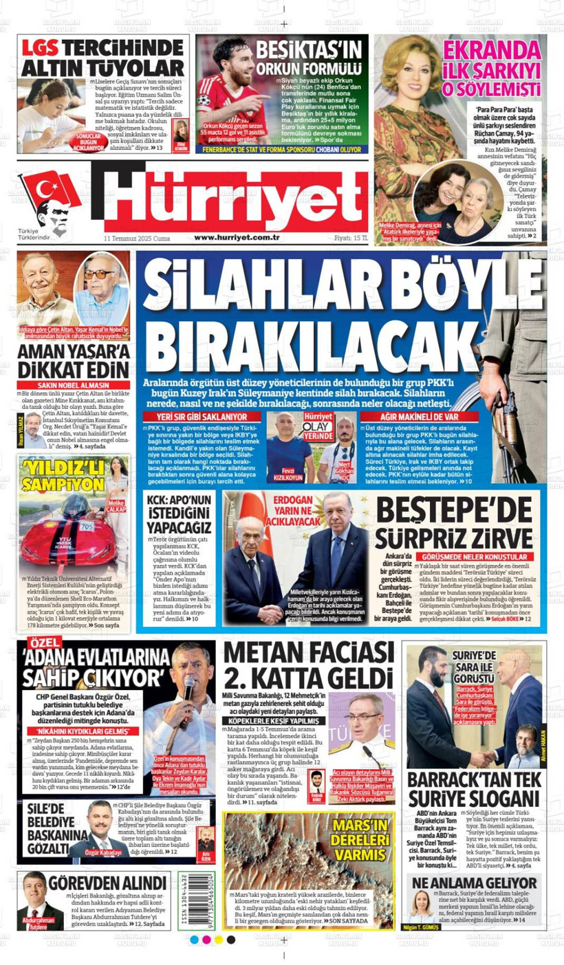 Türkiye'nin gündemi bu başlıklarda: 12 Temmuz gazete manşetleri... - Fotoğraf: 8