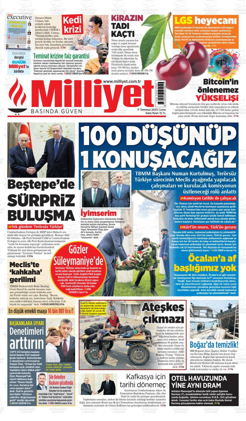 Türkiye'nin gündemi bu başlıklarda: 12 Temmuz gazete manşetleri... - Fotoğraf: 13