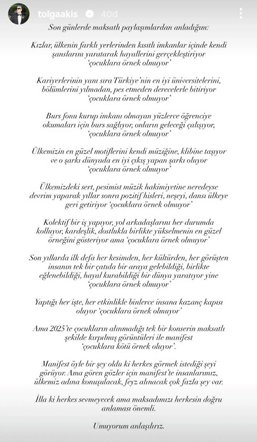 Yandaşlar hedef gösterince Manifest'in kurucusu sessizliğini bozdu! 'Herkes görmek istediğini görüyor' - Resim : 5