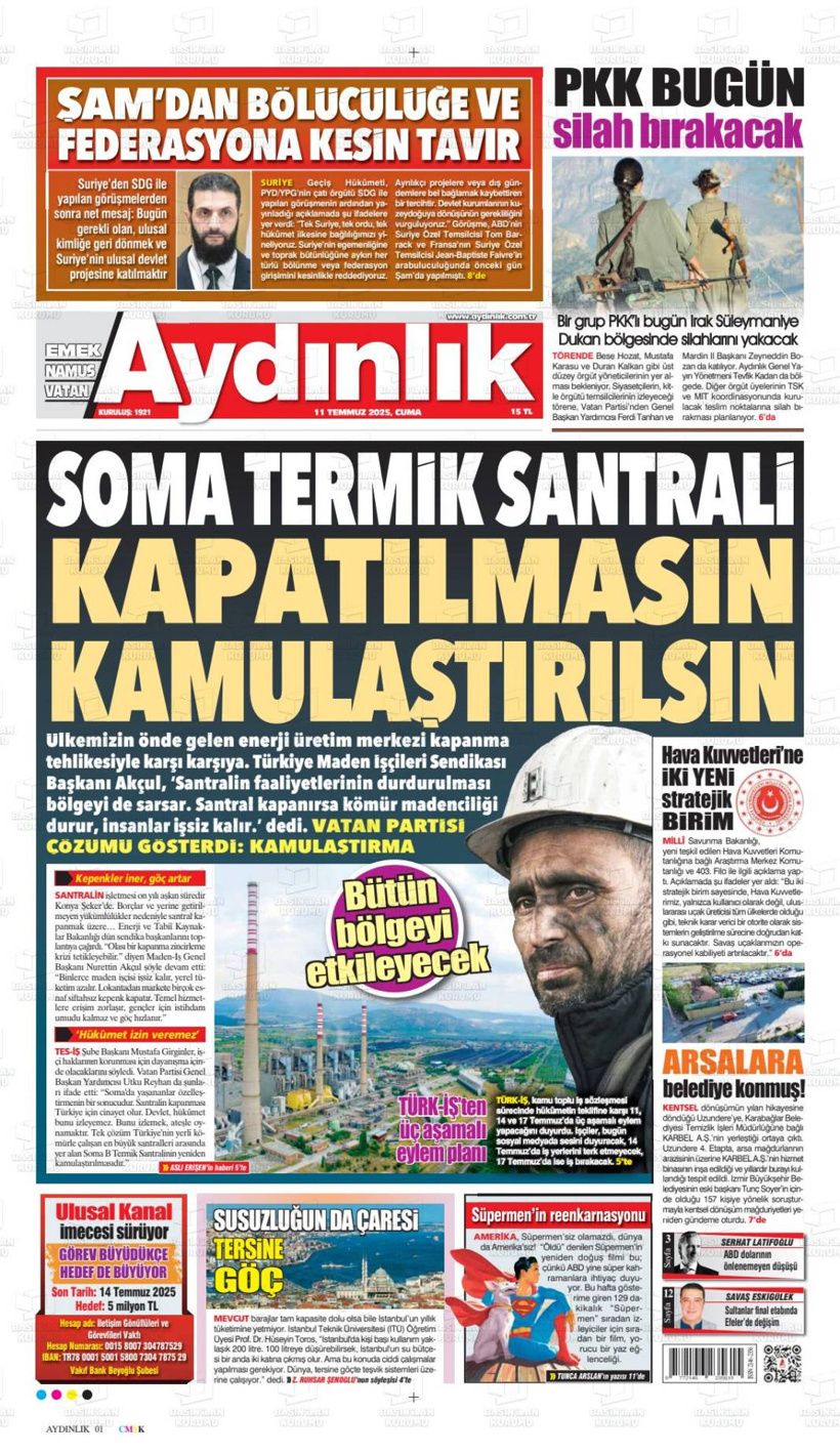 Türkiye'nin gündemi bu başlıklarda: 12 Temmuz gazete manşetleri... - Fotoğraf: 4