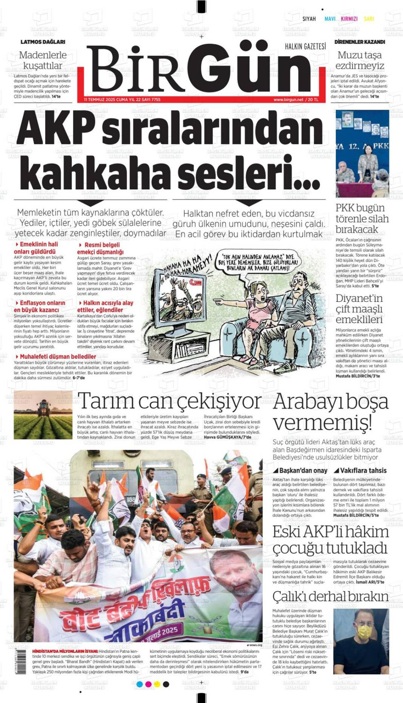 Türkiye'nin gündemi bu başlıklarda: 12 Temmuz gazete manşetleri... - Fotoğraf: 9