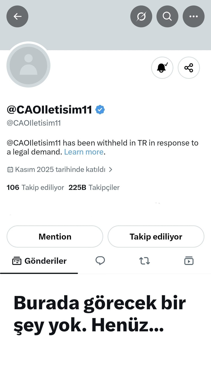 İmamoğlu'nun hesabına erişim engellendi