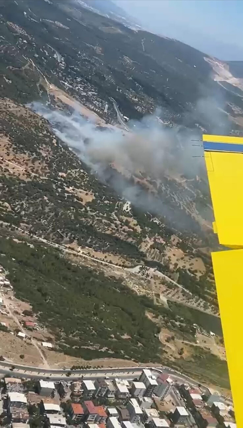 Son dakika | İzmir'de orman yangını! Yerleşim yerlerine çok yakın - Resim : 1