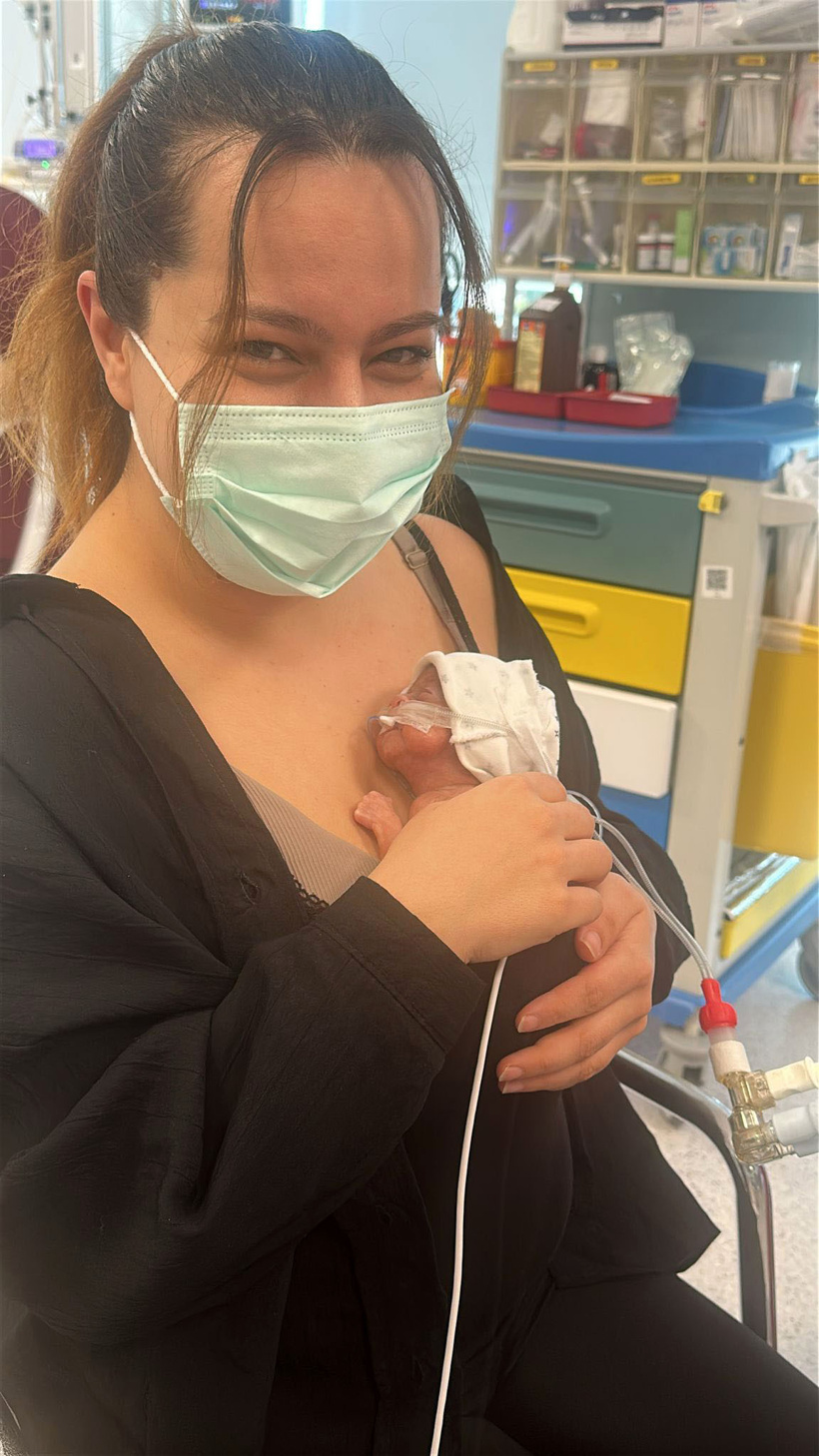 650 gram doğmuştu: Leyla bebek 4 aylık yaşam savaşını kazandı - Resim : 4