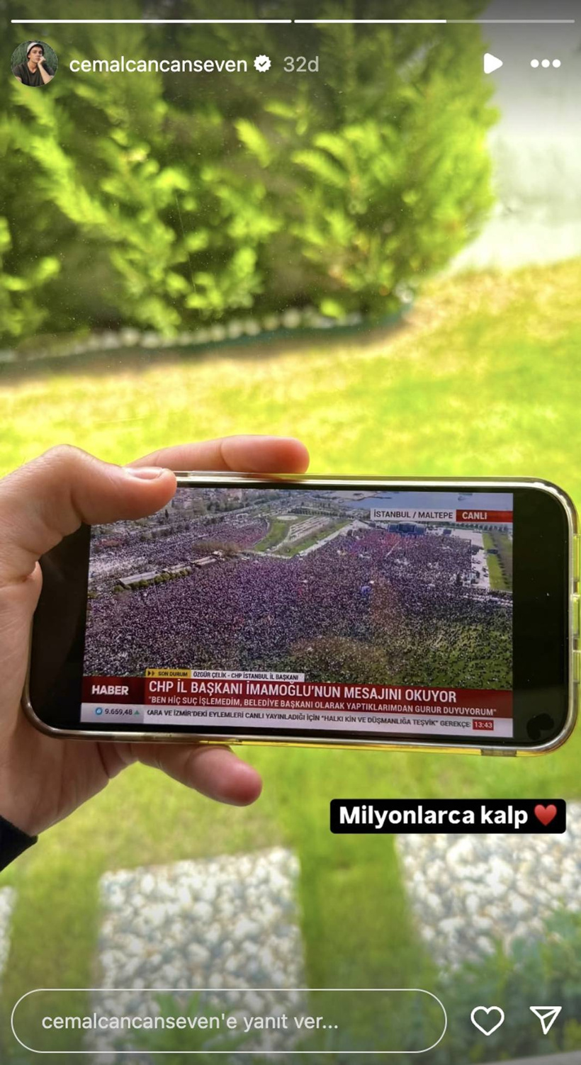 İstanbul'daki dev mitingde ünlüler de yer aldı: Sosyal medyada destek paylaşımları yağdı - Fotoğraf: 4