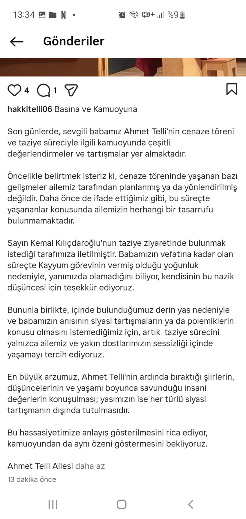 Son dakika | Kılıçdaroğlu'na bir ret daha! Ahmet Telli'nin ailesi de kabul etmedi - Resim : 2