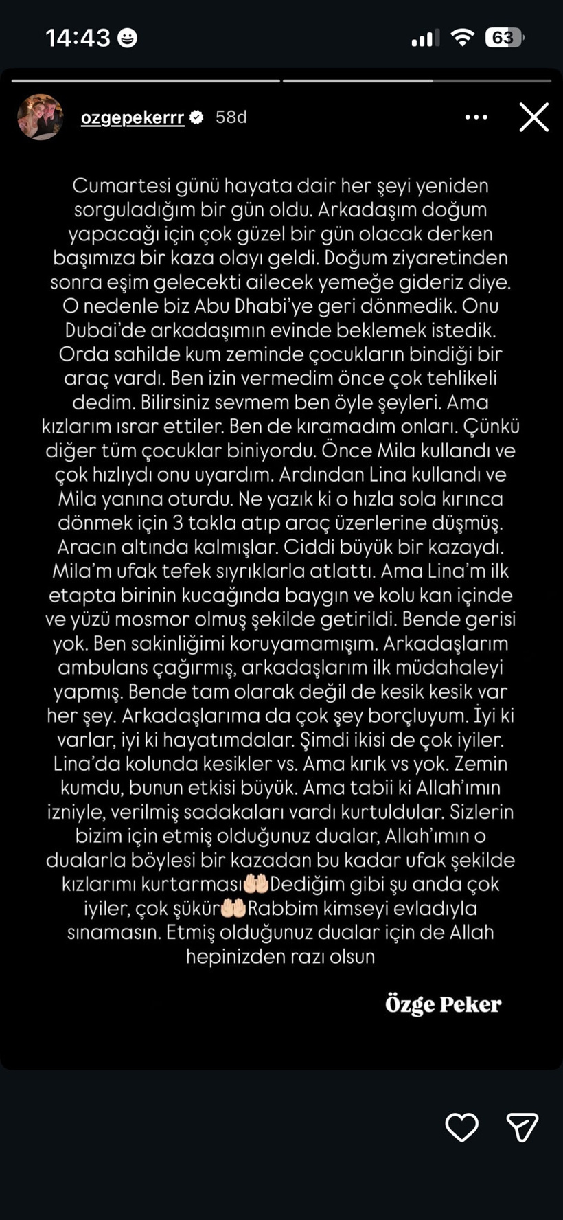 Sedat Peker'in kızları kaza geçirdi! Eşi açıkladı - Resim : 3