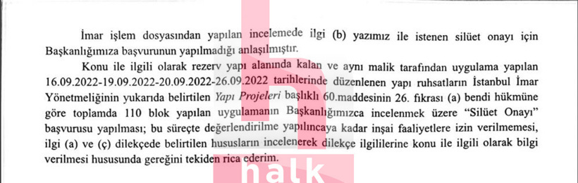 Ibb Ruhsat İBB ile AKP'li belediyenin Kemer Country yazışmaları ortaya çıktı ...