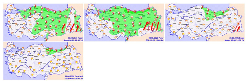 Meteorolojiden kuvvetli sağanak uyarısı: İstanbul için saat verildi - Resim : 1