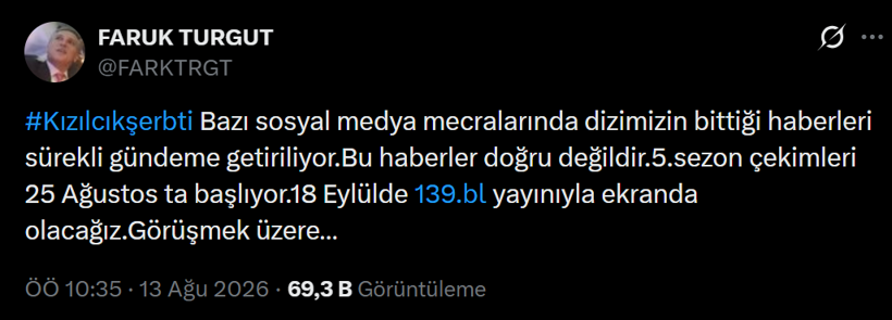 Kızılcık Şerbeti bitti mi? Yapımcı Faruk Turgut noktayı koydu! - Fotoğraf: 3