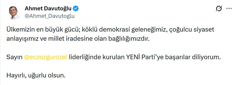 Siyasi liderlerden Özgür Özel'e tebrik mesajları! - Resim : 1