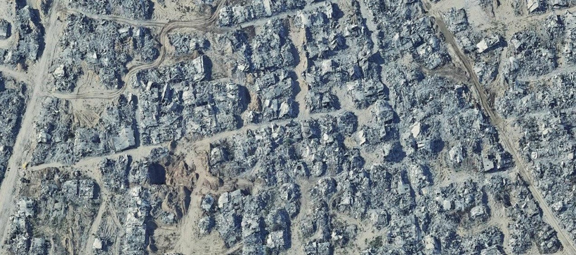 İsrail kendi haritasıyla yakalandı! Görüntüler Gazze'deki yıkımı ele verdi - Resim : 1
