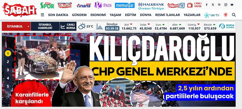 İktidar medyasının Kemal Kılıçdaroğlu aşkı! Canlı yayınlara ve manşetlere doyamadılar - Resim : 7
