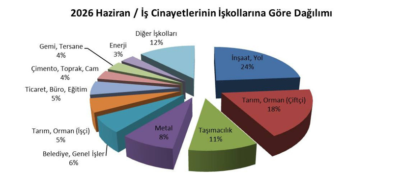 İSİG kan donduran raporu paylaştı: Haziran ayında en az 228 işçi çalışırken öldü - Resim : 3
