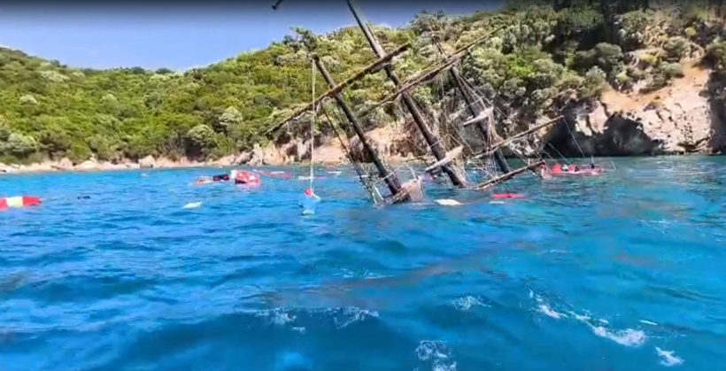 Son Dakika | Muğla'da korku dolu anlar! Tur teknesi battı, ekipler sevk edildi - Resim : 1