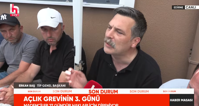 Madencilerin açlık grevi üçüncü gününde! Dün silahla ateş açılmıştı - Resim : 3