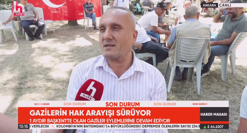 Gazilerin kafaları öne eğdiren