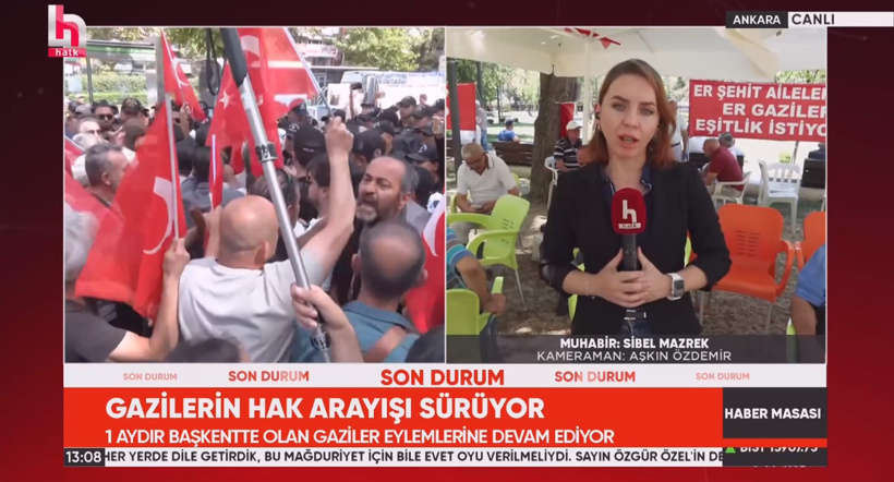 Gazilerin kafaları öne eğdiren