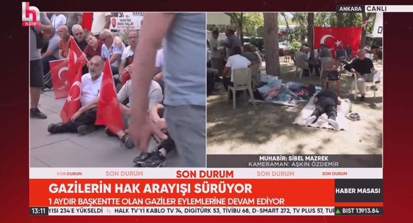 Gazilerin kafaları öne eğdiren